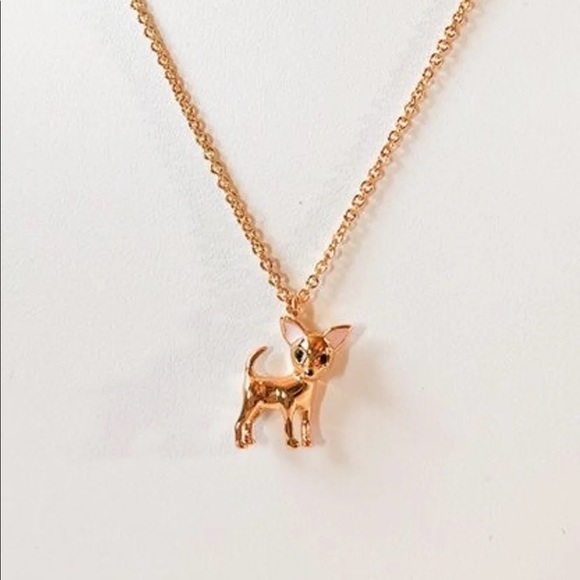 Kate Spade Mini Chihuahua Pendant Necklace - Picture 3 of 4